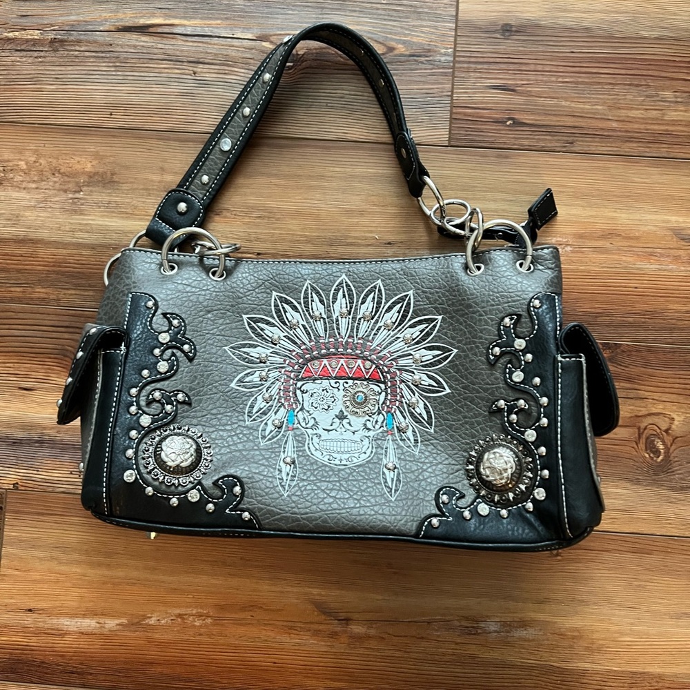 Handcrafted sequin purse
